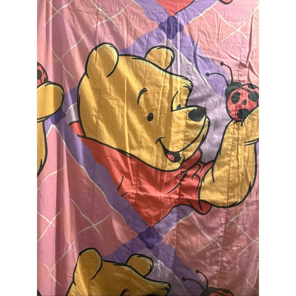 Vintage 1990’s Winnie-the-Pooh and Tigger Disney Reversible Twin Comforter